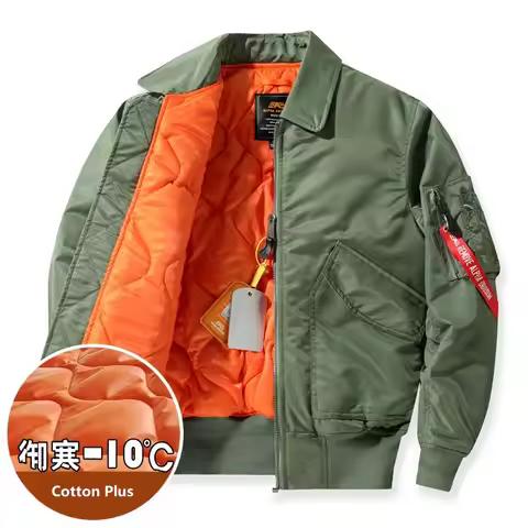 New Autumn Winter CWU-45P Bomber Pilot Jacket Men Military Tactical Jacket Varsity Windbreaker Outer