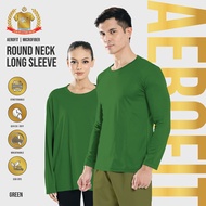 888.CO MICROFIBER ROUNDNECK LONGSLEEVE (FAST-DRY/COOL-MAX) ANTI-BACTERIA MILO GREEN