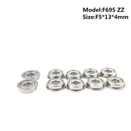 Kande Bearings F695ZZ 10pcs ABEC-1 F695 ZZ  F695-2Z Miniature Deep Groove Ball Bearing F5*13*4mm 695
