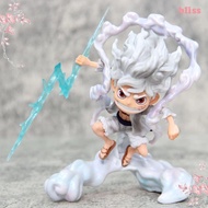 BLISS Battle Luffy Gear 5 Action Figure, Sun God Nika Luffy Anime Luffy One Piece Luffy Gk Anime Fig