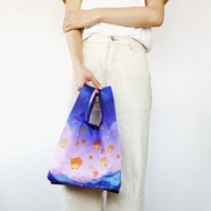 環保購物袋【袋走-祈願九份】附掛袋 可折疊收納