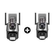 🔥Dual screen 2 cameras🔥XIAOMI & V380 PRO Official Store CCTV Camera Dual lens CCTV Camera 4K 8MP 360