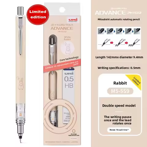 Uni KuruToga M5-559 Limited Edition Mechanical Pencil - Advanced 0.5mm Auto-Rotating Lead, Double Sp