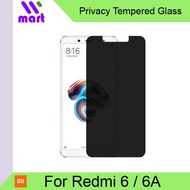 Privacy Tempered Glass Screen Protector for Xiaomi Redmi 6A / 6