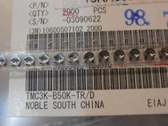 TMC3K-B50K-TR/D  3mm  可變電阻 VR B50KΩ 25% Trimmer 電位計 NOBLE