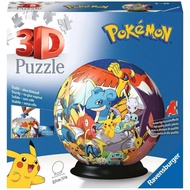 Ravensburger Pokemon 3D Jigsaw Puzzle Ball for Kids Age 6 Years Up - 72 Pieces - No Glue Required - 