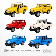 TOYOTA Diecast 1:36 FJ40 Alloy Car Model HardTop Pickup - Miniature Off-Road Car Toy FJ40TOYOTA