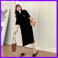 Women Wear Loose Maxi Long Dress  Plain Kebaya Baju Labuh Perempuan Tidur Wanita Plus Size