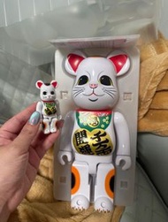 招財貓BearBrick 400%+100%