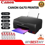CANON Pixma G570 (print/wifi) / G670 AIO (print/scan/copy/wifi) Ink Tank Wireless Photo Printer