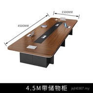 Large Furniture-Free Modern Combination Long Table Office New Style Round Corner Conference Table Ta