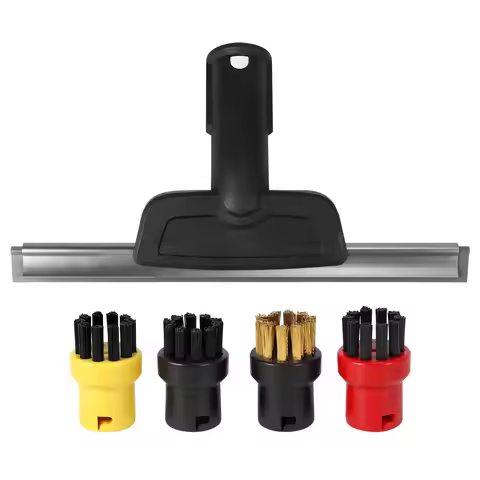 for Karcher SC2 SC3 SC4 SC5 CTK10 CTK20 Window Nozzle Scraper Round Brush for Steam Cleaner Mirrors 