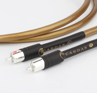 Pair HiFi Cardas OFC Pure Copper Plated Silver Cable With GoldSilver Plated Plug 2RCA to2RCA Audio I