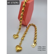 Rantai Tangan Siput Emas 375(9K) (6.56g)