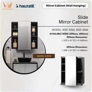 HAUZSTIL - Aluminium Bathroom Mirror Cabinet (Sliding) | MSD 5066, MSD 6066