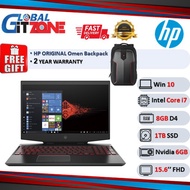 HP OMEN 15-dh1018TX 15.6'' FHD 144Hz Gaming Laptop ( i7-10750H, 8GB, 1TB SSD, RTX2060 6GB, W10 ) notebook