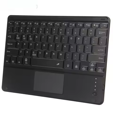 Touch Bluetooth Keyboard for Android Tablet Wireless Bluetooth Keyboard With Touchpad for iPad PC Co