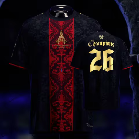 AI Design France 2026 30 May Champion's Edition Eiffel Tower Style #26 Football Kit 3D-printed Fan M
