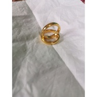 cincin emas 916 999 gold cincin rotan cincin belah rotan