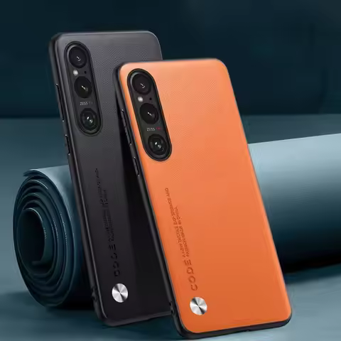 PU Leather Case For Sony Xperia 1 10 5 VI V Back Cover Silicone Full Camera Protection Phone Case Fo