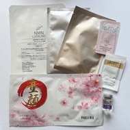 🛍面膜 皮膚護理體驗套裝🎈 POKIIWA童顏面膜   Ronas 銀蠶絲  金蠶絲 面膜  NMN 抗衰老 保濕 & 美容院品牌 Neville EGF 精華  &  sMTS Moisturizi