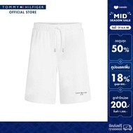 Tommy Hilfiger กางเกงลำลอง ผู้ชาย รุ่น MW0MW38698 YBR - สีขาว ทรง Regular Fit