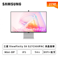 【27型】三星 S9 S27C900PAC 液晶螢幕 (Mini-DP/Type-C(90W)/Thunderbolt™ 4/IPS/5K/5ms/60Hz/sRGB 100%/內附4K視訊攝影機/支