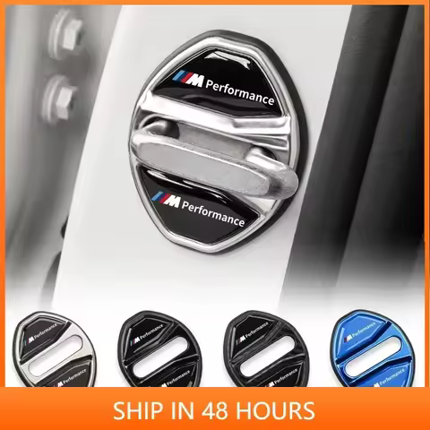 -4PCS Car Door Lock Cover For BMW 3 5 Series G60 G20 G11 G22 G23 G26 i3 i4 X1 U11 Stainless Steel Do