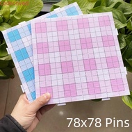 CODECOVED Fuse Beads Pegboards, 78x78 Pins 2.6mm Perler Hama Craft Supplies, Reusable Square Templat