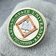 Fashion Accessories Golden Plated Enamel Philippines Aklan State University Collar Pin Size 1 Inch
