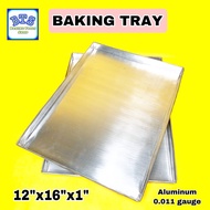 BTS 2 PCS. BAKING TRAY Aluminum 0.011 gauge for Pandesal Cookies &amp; other Breads