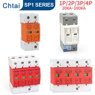 AC SPD 3P 4p 10-20KA 20-40KA 30-60KA 40-80ka 60-100KA 275V 385V 480V 420V House Surge Protector Prot