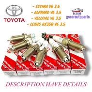 Ready Stock 6pcs Toyota 2GR-FE 3.5 V6 Engine Iridium Spark Plug Vellfire/Alphard/Estima/RX350 90919-