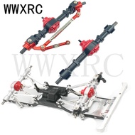 Metal gear Front Rear Axle Set For 1/12 MN82 D90 FJ45 MN99s RC Car Refit Upgrade Parts Accessories