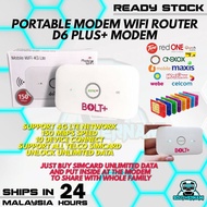 MODIFIED MODEM D6+ / D7 / RS980+ 2021 Router 4G LTE Unlimited Hotspot Portable Modem Mobile Wifi Mif