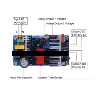 Adjustable Dual Output Power Supply Module 1.5V-18V