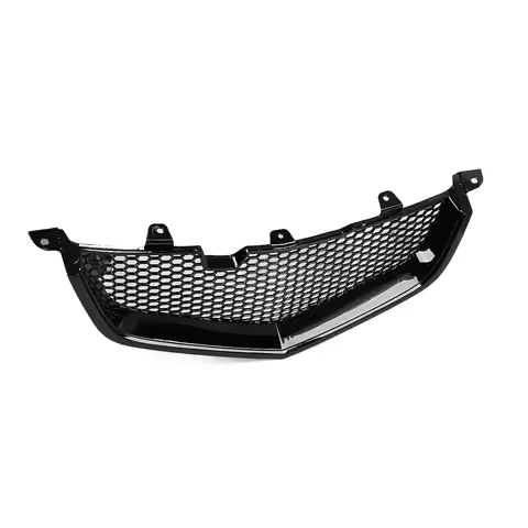 ABS Plastic Front Grille Grill Hood Mesh Grid For Honda Accord CL7 Euro R Acura TSX 2003 2004 2005