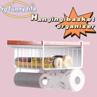 SG STOCK😀-Hanging Under Shelf Storage, kitchen organizer, Kitchen Rack Shelf hanging basket cupboard organizer