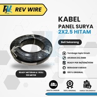 2x2.5 mm Black Solar Panel Cable (Meter Per 1 Meter) - MX Twin Core Solar Cell Cable H1Z2Z2-K Tinned