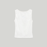 Áo ba lỗ cổ thuyền hoạ tiết thêu NakedbyV - Locket Tanktop