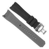 2024 new Soft curved silicone watch strap suitable for Tissot Citizen Eco-Drive Seiko Omega Mido Rubber Men and Women