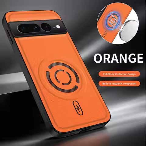 Business ShockProof Magnetic Case For Google Pixel 7 Pro Pixel7Pro Wireless Charging Back Cover Coqu