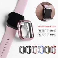 For iWatch Case Ultra-thin Plated Watch Case for iWatch Series 8 7 SE TPU Cover for iWatch 5 4 44MM 40MM Accessories(AONEE)