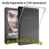 Flexible case for Kindle Paperwhite 12th Gen 2024 Colorsoft, Paperwhite6 transparent