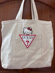 GUESS X Hello Kitty 帆布袋