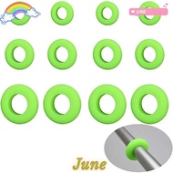 JUNE1 10Pcs Fishing Rod Stop Ring, Silicone Anti-Slip Fishing Pole Stopper, Anti-detachment Universa