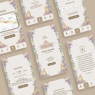 Undangan digital Tema Jawa - Undangan Pernikahan Website Custom Premium Murah