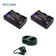 🔥READY STOCK🔥 Proocam Canon LP-E6 Battery (2pcs) With Kingma Charger Dual package value1