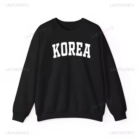 Funny Korea Sweatshirt Hoodie Seoul Lover Gift Funny Korean Culture Apparel Unique Inspired Outfit K