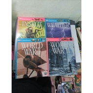 Imported Book Dinosaur EyewitnessDk, Ancient Egypt, Ancient Greek, World War I & II, Weather, Insect